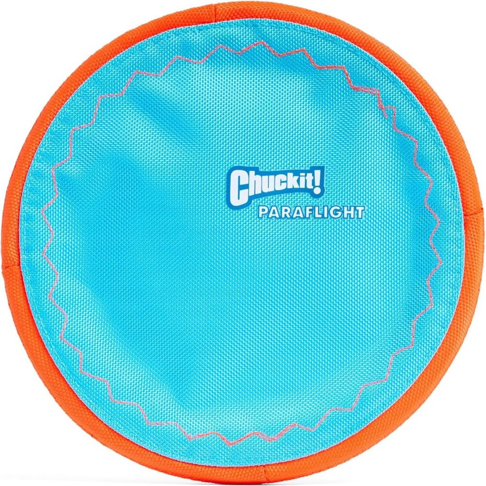 Paraflight Flying Disc Dog Toy - Water Floating Flyer - Durable Nylon Constructi